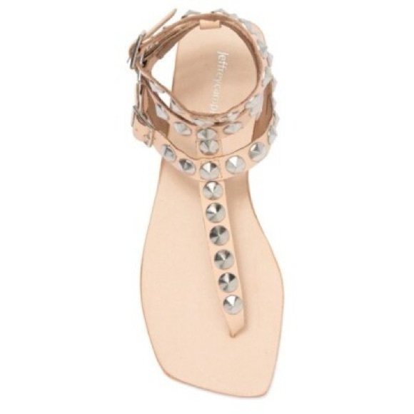 Jeffrey Campbell Chandelier Studded T-Bar Sandals - Picture 2 of 5